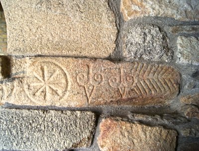 Visigothic Carvings in the Chapel of São Pedro de Balsemão, Sé, Lamego, Portugal by Visigothic